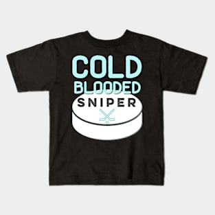 Cold Blooded Sniper - Hockey Shirt Kids T-Shirt